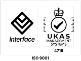 Interface and UKAS managment systems logos